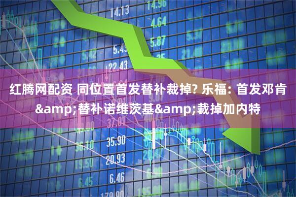 红腾网配资 同位置首发替补裁掉? 乐福: 首发邓肯&替补诺维茨基&裁掉加内特