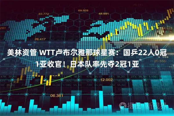 美林资管 WTT卢布尔雅那球星赛：国乒22人0冠1亚收官！日本队率先夺2冠1亚